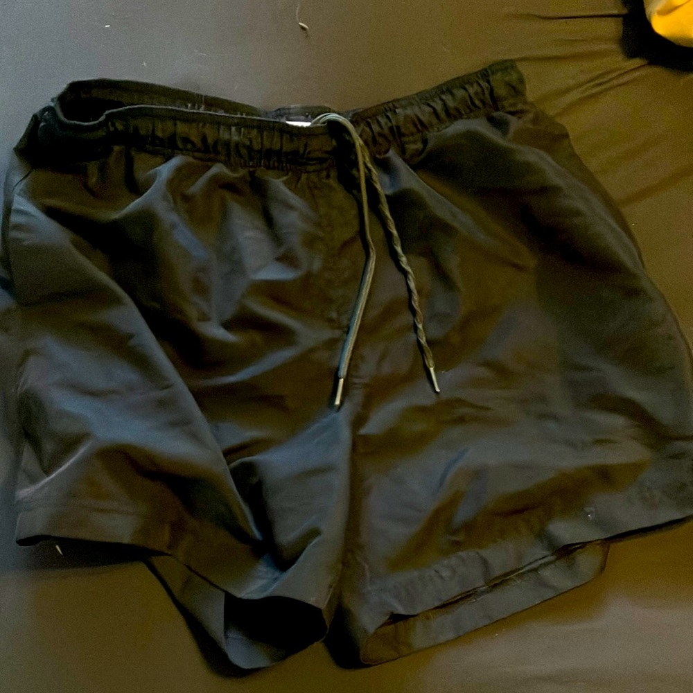 Black size large mens swim suit